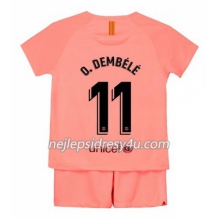 Fotbalový Dres FC Barcelona O.Dembele 11 Dětské Alternativní 2018/19